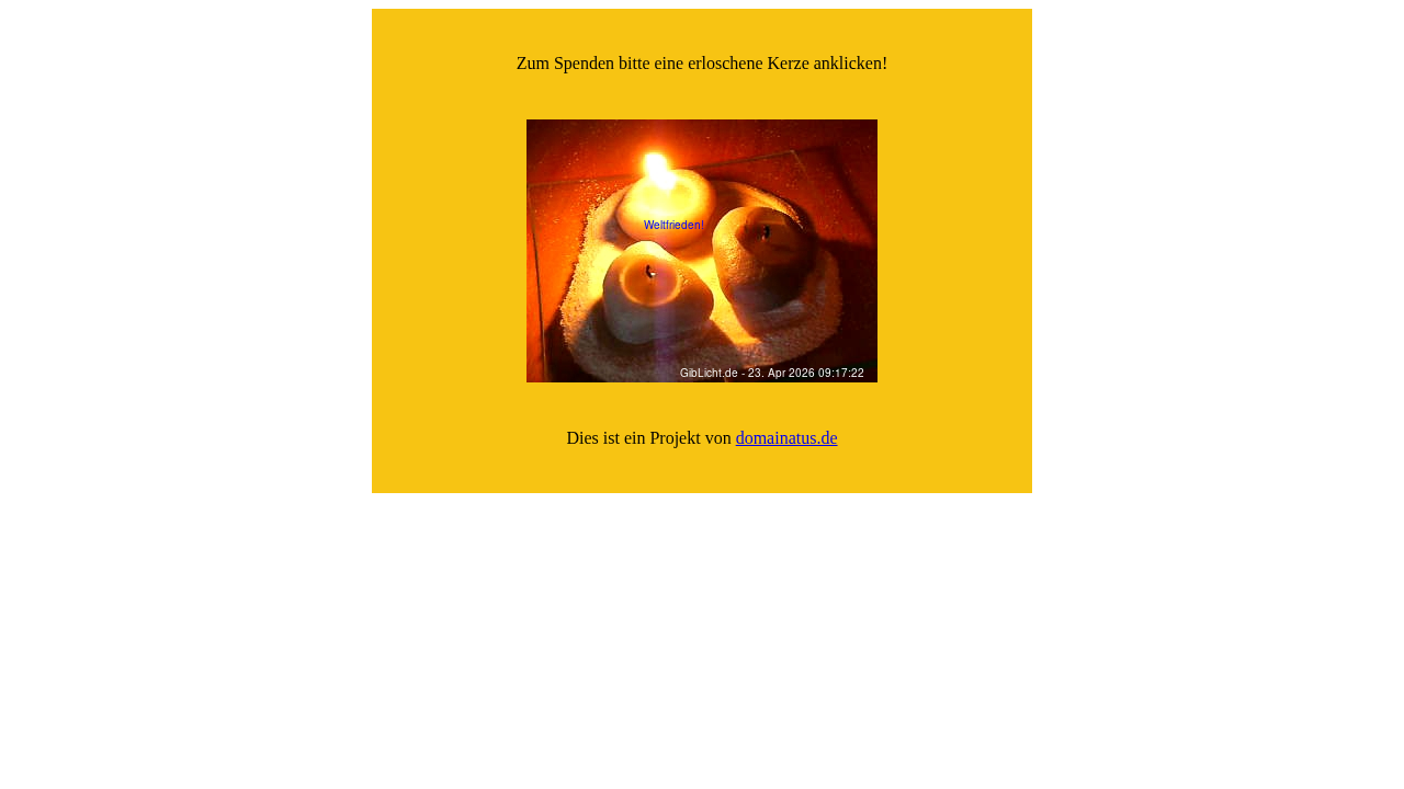 GibLicht.de Screenshot